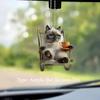 New Flat 2D Cute Cat Acrylic Material Flat, Car Pendant, Backpack Accessories, Home Decoration