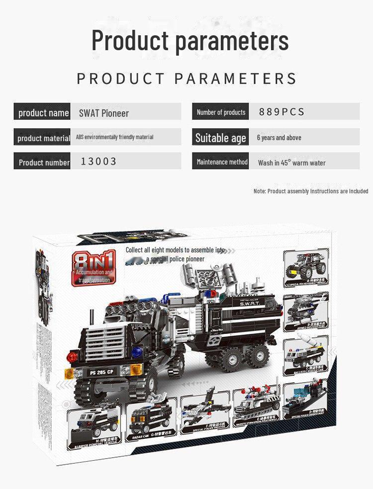 Star Fort 13005 Military War Tank Building Blocks Toy for Kids - Birthday Gift