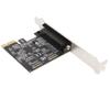 1 Port PCI Express Parallel Card IEEE 1284 DB25 PCIE Parallel Card ECP Mode Desktop Expansion LPT Controller for Printer