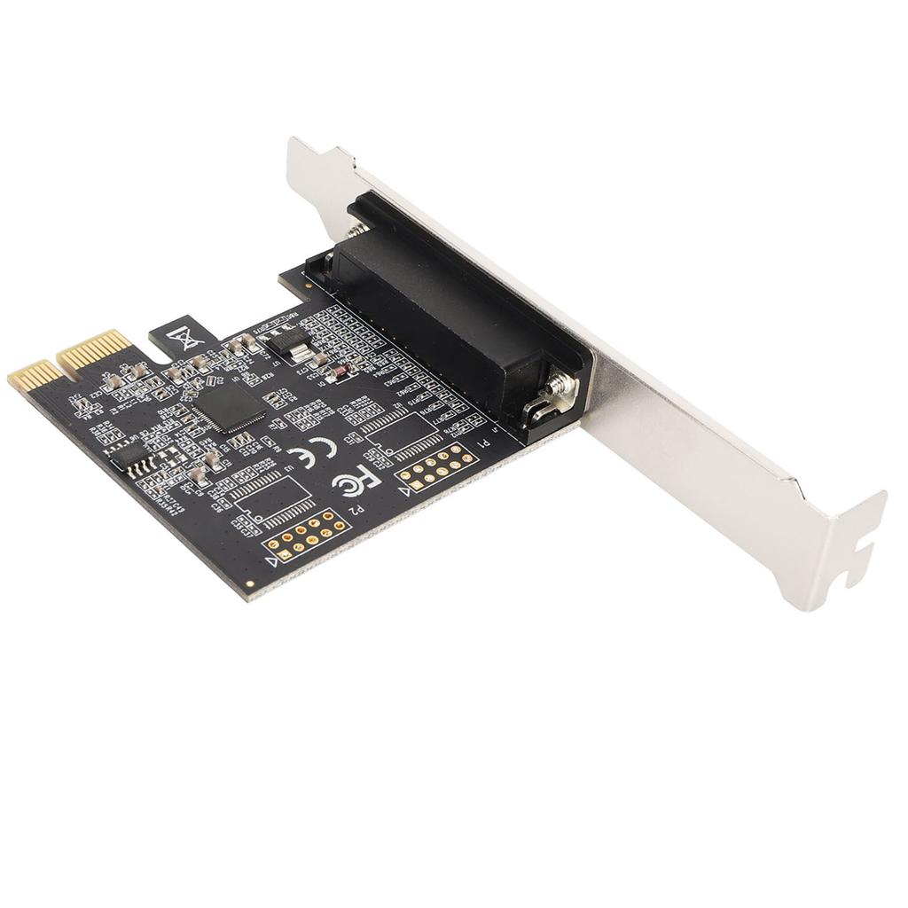 1 Port PCI Express Parallel Card IEEE 1284 DB25 PCIE Parallel Card ECP Mode Desktop Expansion LPT Controller for Printer