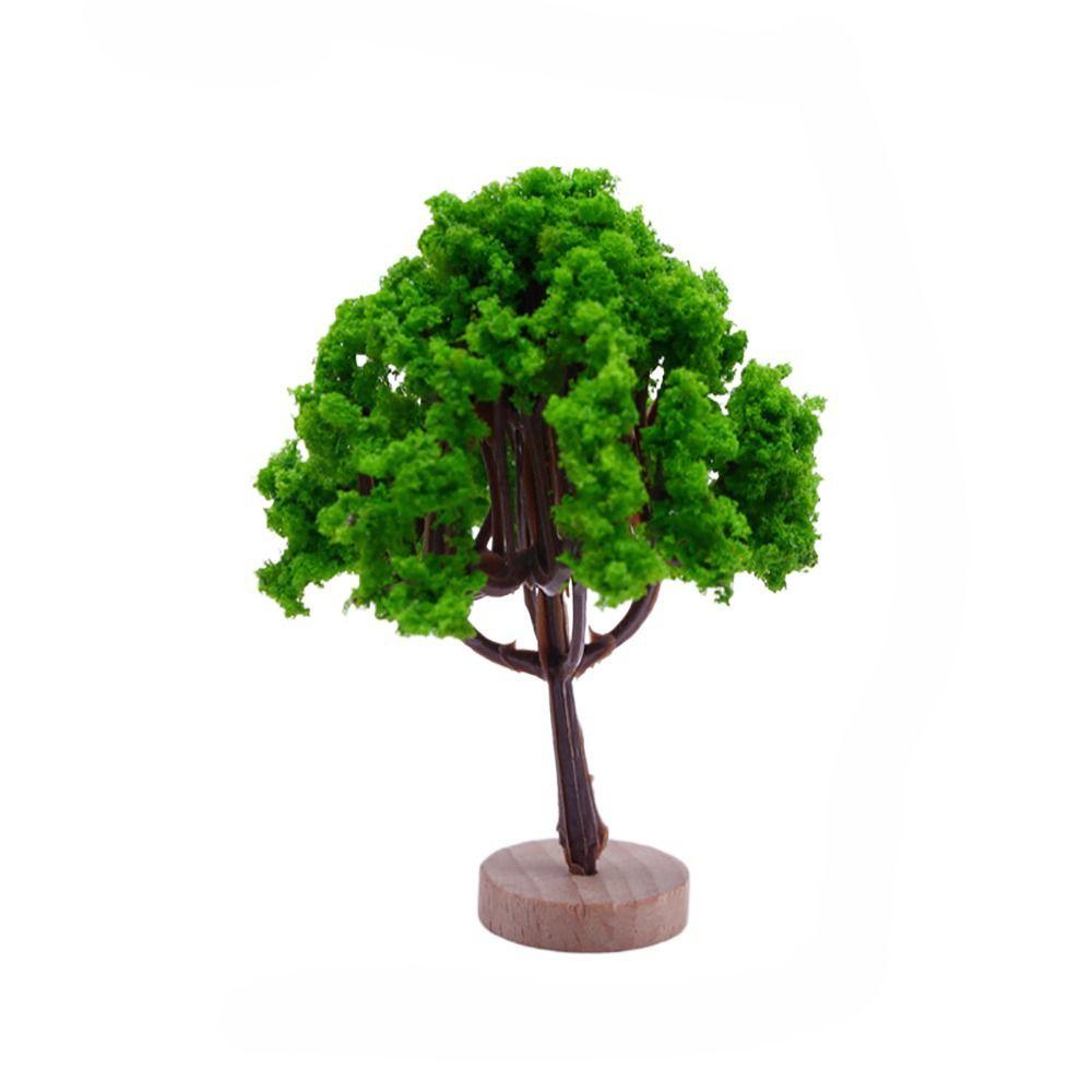 Green Micro Garden Flower Tree Accessories Scene Model Toy Miniature Landscape Trees