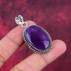 Amethyst Pendant Gemstone Jewelry, 925 Solid Sterling Silver Pendant, Gift For Women Handmade Pendant