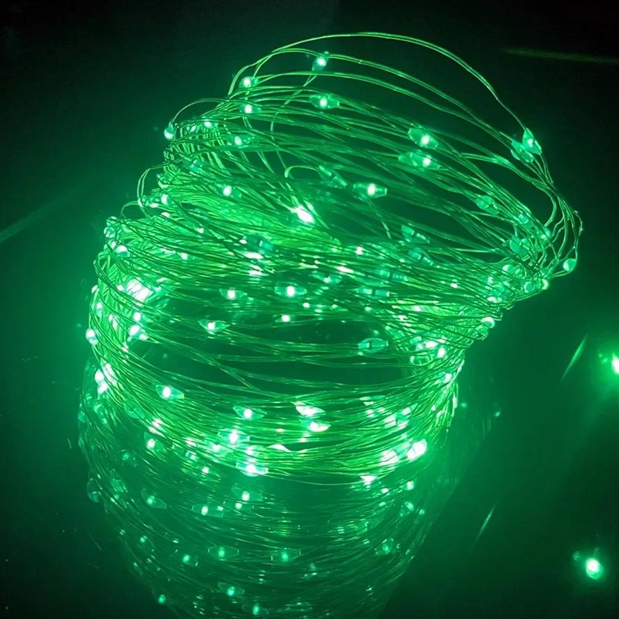20m 10m Remote Control 8 Function LED Fairy Lights USB String Lights Christmas Garland New Year Wedding Party Garden Decoration