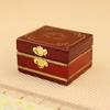1/12 Scale Dollhouse Miniature Filled Wooden Jewelry Box Bedroom Accessories