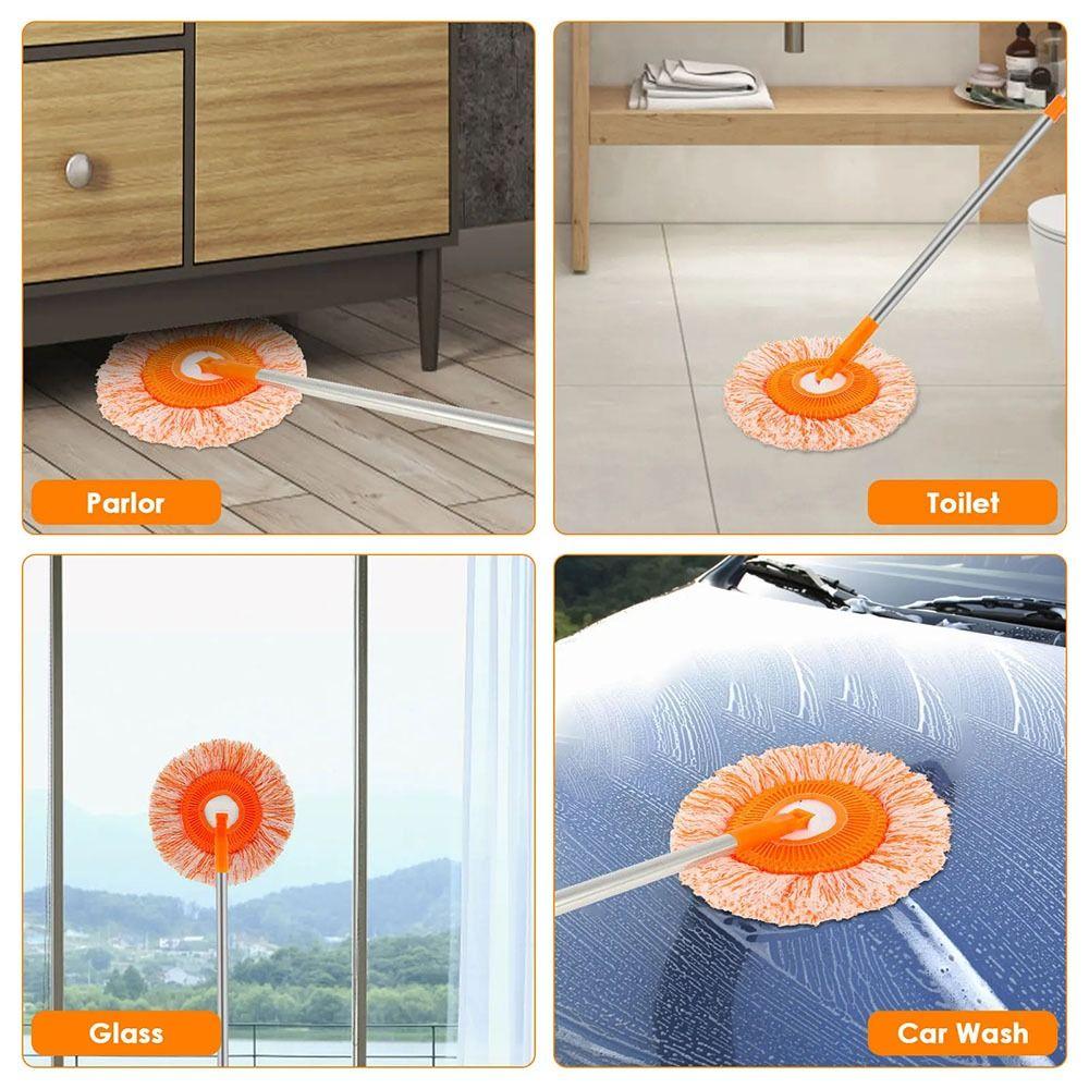 1Pcs 360 Rotatable Mop Set High-rise Cleaning Supplies Wall Cleaner Mop  for Wall Ceiling