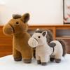 Horse Plush Doll Soft Stuffed Animal Toy Realistic Pony Desk
