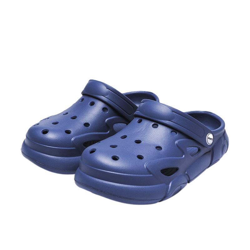 2025 Xiyin Children's Hole Shoes, Light and Non-slip EVA Beach Sandals with One Pedal