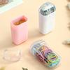 Magnetic Portable Storage Box Container Dental Floss Hair Rope Storage Box Household Clear Lid Toothpick Storage Box With Magnet