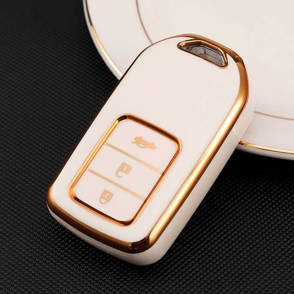 3 Buttons Fasion TPU Car Remote Key Fob Cover Case For Honda Accord EX EXL Civic Crv Hrv Pilot Ridgeline 2016 -2018 Pocketor