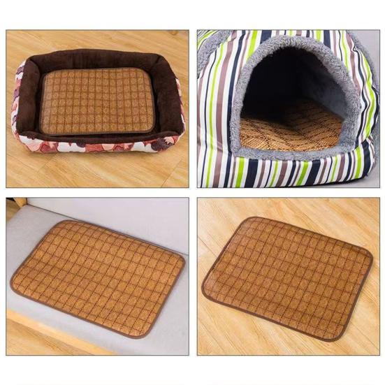Dog Mat Pet Cooling Summer Pad Breathable Pet Dog Bed Washable Dog Cooling Pad for Outdoor And Indoor