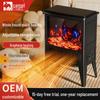 European Style Electric Fireplace Heater with 3D Simulated Flame for Energy-Saving Household Use