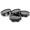Wheel Center Caps 75mm 70mm 4pcs Black Wheel Cover Center Cover