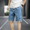 Summer Men's Shorts Sports Pants Loose Casual Beach Pants Solid Color Plus-size Five Quarter Shorts