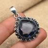 Ravishing Iolite Gemstone Handmade 925 Solid Sterling Silver Jewelry Pendant For Her