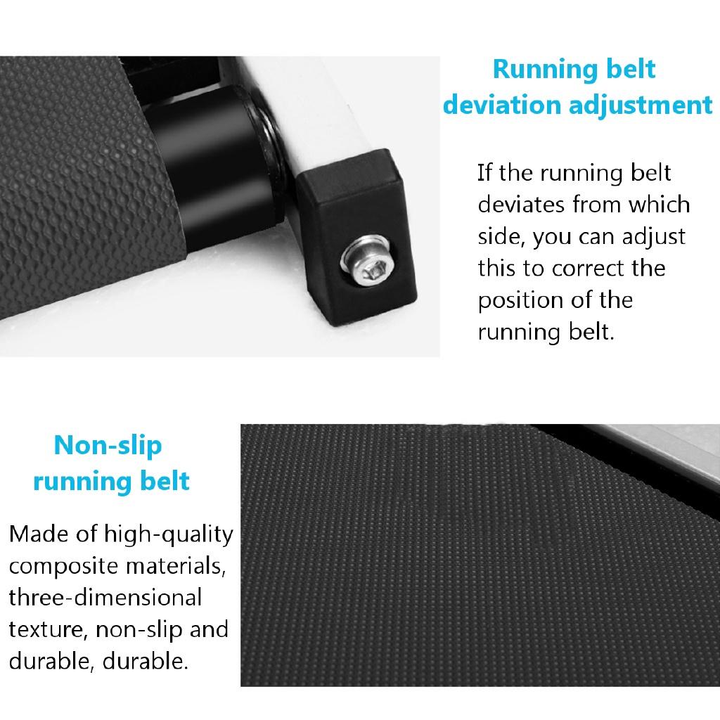 Mini Foldable Treadmill LED Display Jog Space Walk Machine No Floor Space Easy To Move Aerobic Sport Fitness Equipment Yc-p007