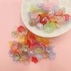 300Pcs Loose Beads Fashion DIY Small Daisy Flower 10.5mm Acrylic Jewelry Making Pendant