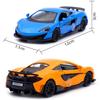 McLaren 600LT Supercar 5 Inch Metal Car Simulation Diecast & Toy Vehicles RMZ City 1:36 Alloy Model Pull Back Action