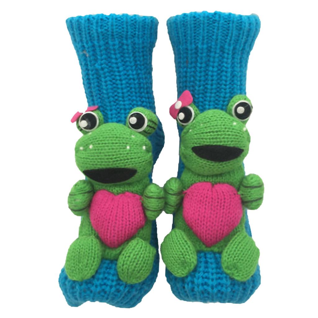 Long Stocking Stuffers Socks Household Chunky Winter Thermal Thicken Warm Socks Funny Anti-Skid 3D Cartoon Animal Soft Crew Sock