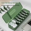 Desktop Cable Organizer and Storage Box for Chargers and Cables