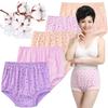 Ladies Printing Cotton Triangle Underwear 1 Piece Middle-aged Mother Panties