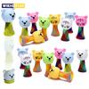 20Pcs/bag Cute Mini Animal Jumping Doll Toys for Kids Birthday Party Favors Classroom Prize Baby Shower Gifts Goodie Bag Fillers