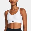 Under Armour Infinity 2.0 Solid Color High-Intensity Sports Bra Women Underwear White 1384123-100