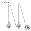 Lindon Earrings with Geometric Shape Zircon for Women Jewelry Drop Earring Wedding Party Gifts
