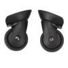 1 Pair Suitcase Replacement Wheels with Screw Lightweight Mute Luggage Swivel Wheel Caster for Trip