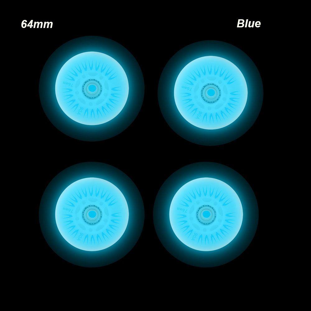 Kids 70mm 68mm 64mm 60mm 62mm 80mm 76mm 72mm Flash Wheel Roller Wheels Parts Outdoor Inline Skates