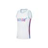 Wade Series Letter Print Colorblock Quick-Dry Round Neck Tank Top Men Tops White AAYT051-4