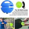 1set Tennis Trainer Professional Training Primary Tool Self-study Rebound Ball Exercise Indoor Tennis Practice Tool Sparring Device