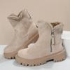Women's Plus Size Velvet Snow Boots - 2023 Winter Warm Cotton Shoes