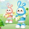 Children'S Light Music Electric Singing And Dancing Toy Cute Rabbit Guitarist Baby Sound And Light Rabbit Robot
