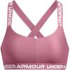 Letter Print Slim Fit Crop Sports Bra Women Underwear Pink 1380956-697