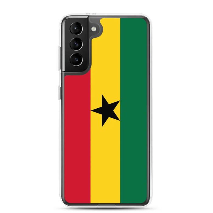 Coque Téléphone - Samsung - Galaxy S23 Plus - Drapeau Du Ghana - Souple - Multicolore