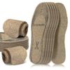 Warm Wool Felt Insoles for Winter, Cuttable Shoe Inserts for Men Women, Shock Absorbing Comfort