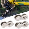 Chain Link Connector Metal Tensile Break-Proof Bike Chain Buckle Easy Disassembly Bike Chain Buckle for 8/9/10/11/12-Speed Chains
