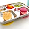 Myelly Stainless Steel Suction Baby Food Tray, Pink, Food Tray + 2 Suction Cups, Popular Korean Parenting Items
