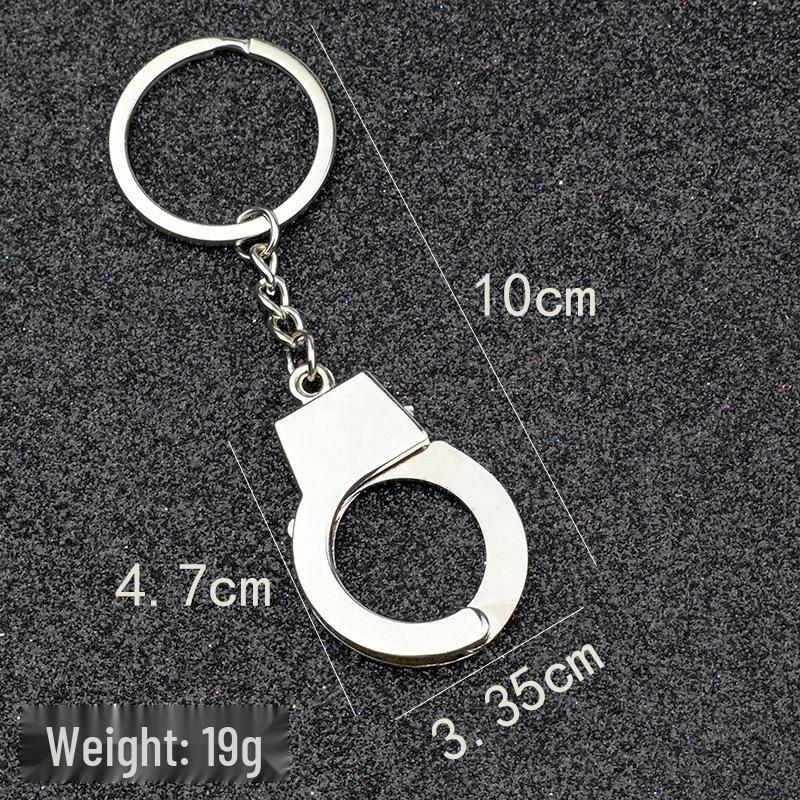 Personalized Couple Handcuff Keychain - Exquisite Mini Metal Keyring
