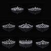 Headband Royal Rhinestone Queen Princess Crown Crystal Wedding Tiaras Bride Hair Accessories