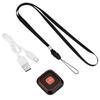 Mini GPS Tracker Locator Kids Personal SOS Alarm APP Tracking (Black)
