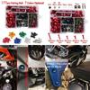 177pcs Motorcycle Windshield Screw Fairing Bolt Kit Car Body Screw Decoration Screw Bolt