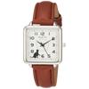 [Arias] Analog Amalfidia Waterproof Leather Strap Cat White Dial WW20025A-154 Women's Brown