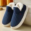 Unisex Home Men Cotton Slippers 2024 New Winter Plus Size 36-47 Casual Plush Shoes Warm Velvet Sneakers Men Women Snow Boots