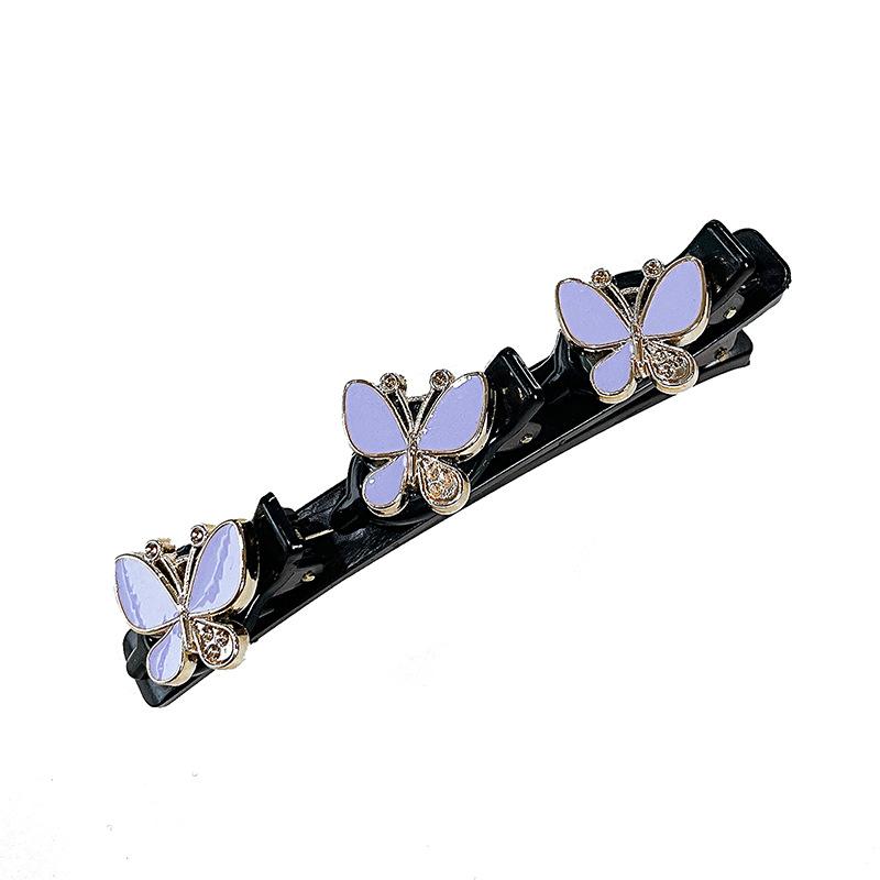 Double Layer Hair Braiding Hairpin Broken Hair Clip Women Girl Bangs Hairpin Korean Fixed Hair Clip Lazy Hair Style Accessories