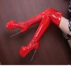 Fashion Nightclub Women's Shoes, Pole Dancing Performance Thin Heels Over the Knee Boots 30cm, Car Model Stage Show Sexy Dance Shoes