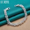 925 Sterling Silver Charm Bracelet Party Gift Fashion Jewelry