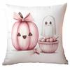 New Pink Halloween Pillowcase Festive Home Cushion Pillowcase Decoration