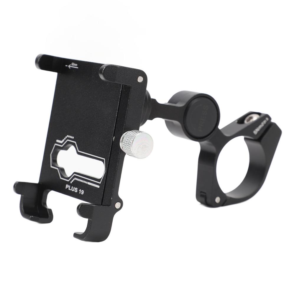 Phone Mount Aluminum Alloy Adjustable Anti Slip Cycling Handlebar Mounted Cell Phone Holder for