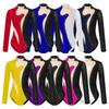 Women Long Sleeve Rhinestones Mesh Gymnastics Leotard Bodysuit Ice Skating Jumpsuit